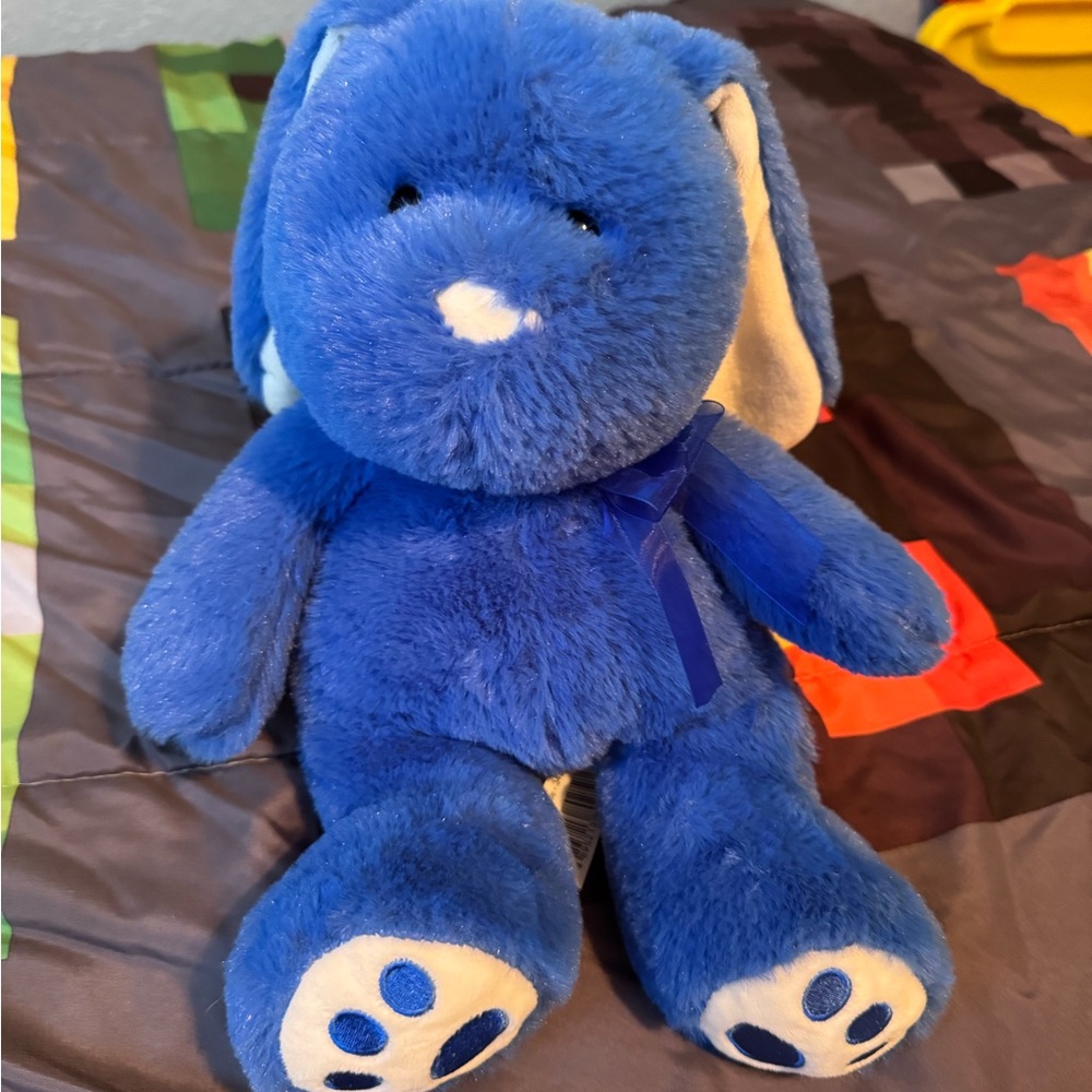 Blue Plush Bunny Toy